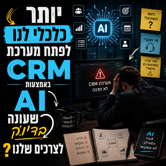 בניית מערכת CRM עם AI- מתי זה באמת משתלם